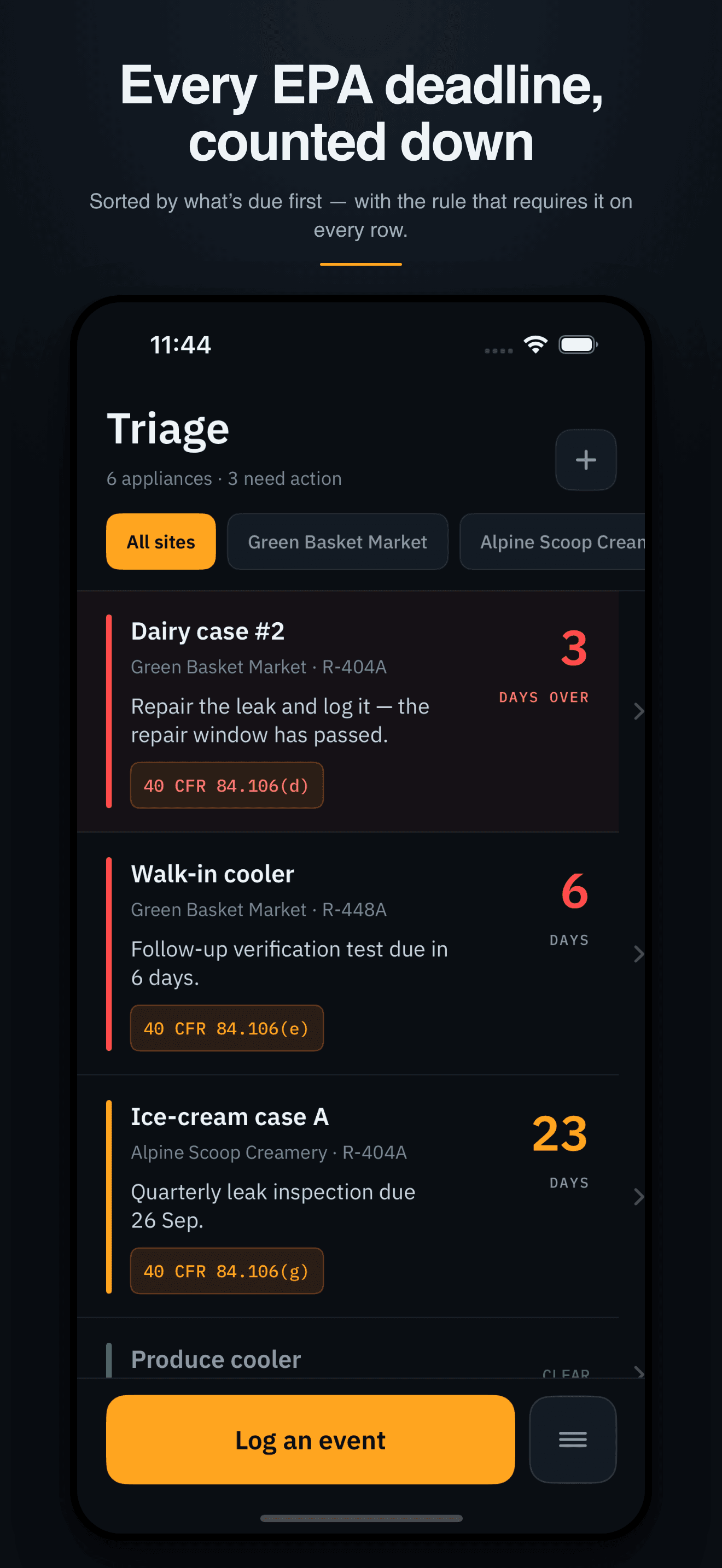 Charge app shown on iPhone