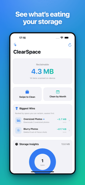 ClearSpace screenshot 2