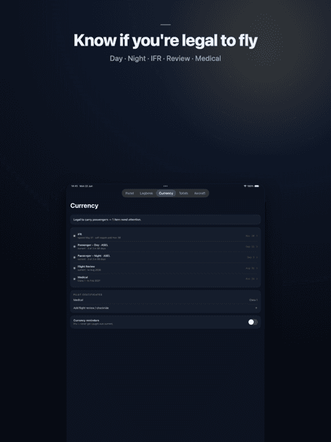 Logbook screenshot 2