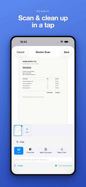 Scanly screenshot 2