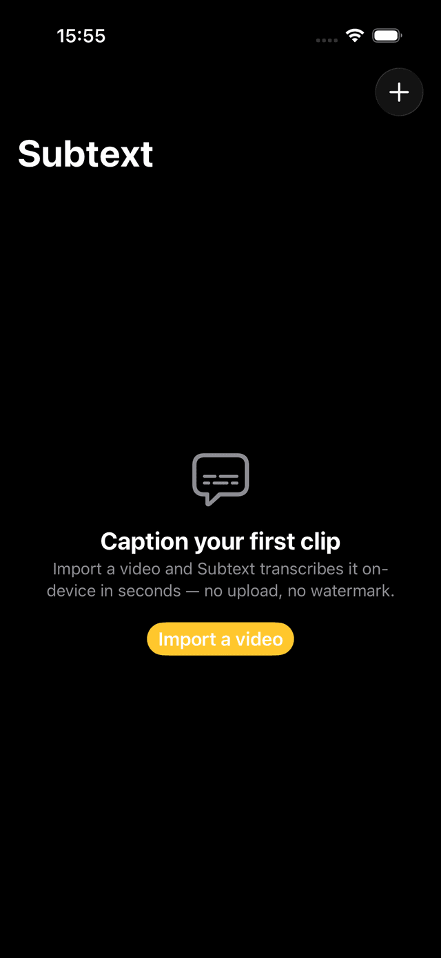 Subtext app screenshot