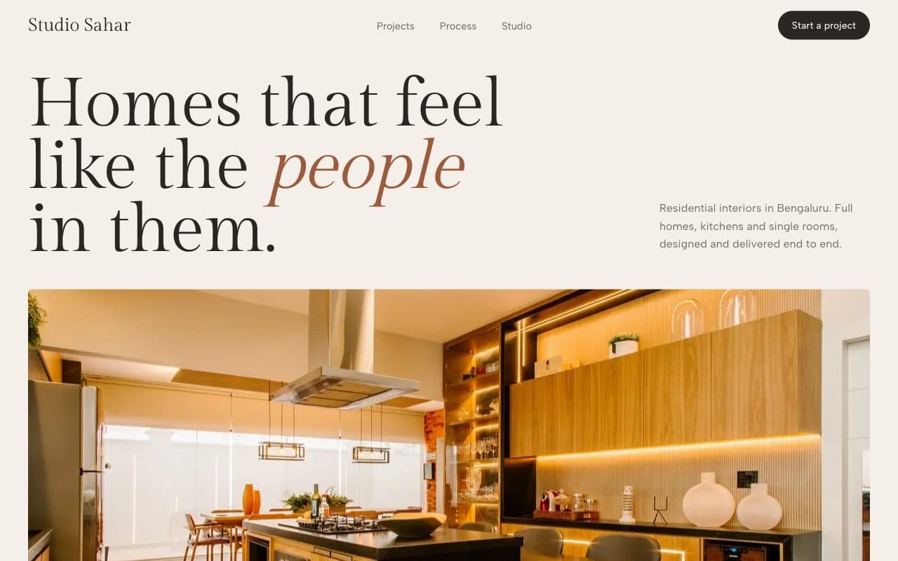 Interior Design Website demo