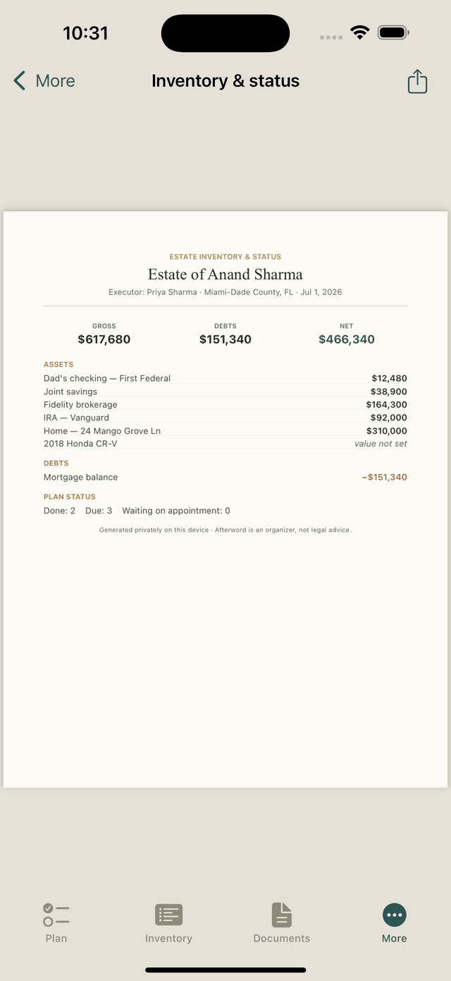 Afterword screenshot 4