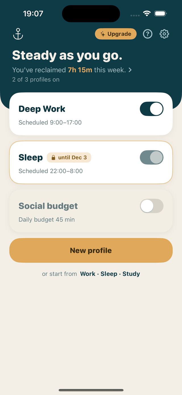 Anchor app screenshot