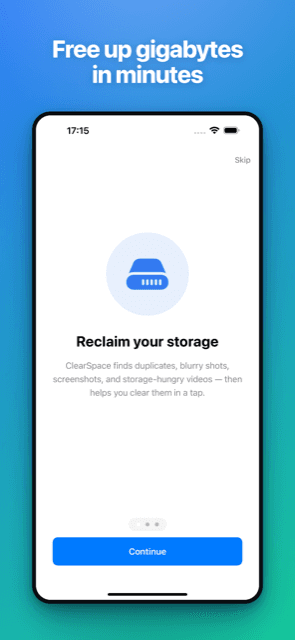ClearSpace app shown on iPhone
