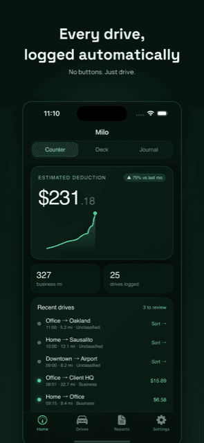 Milo app shown on iPhone