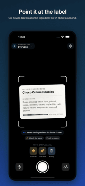 SafeBite app screenshot