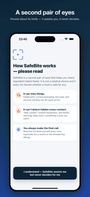 SafeBite screenshot 4