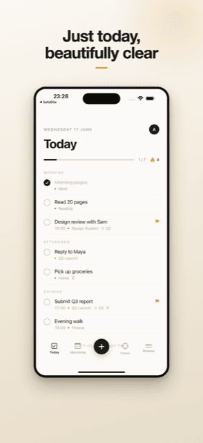 Tempo app shown on iPhone
