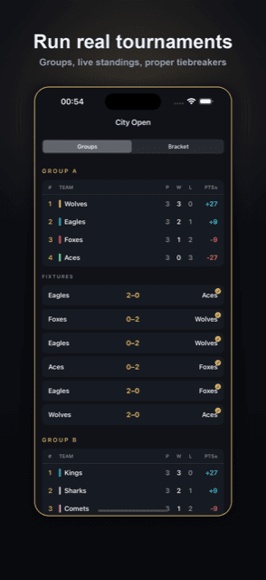 VolleyScore screenshot 2
