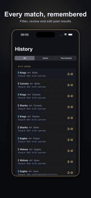 VolleyScore screenshot 4